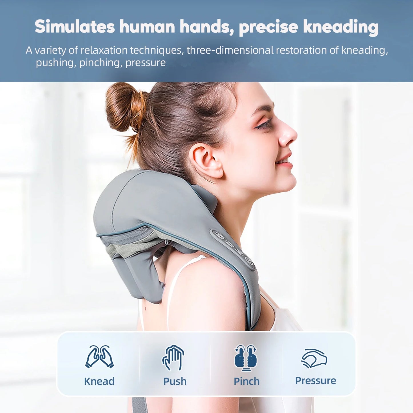 Masseur Cervical & Épaules Premium | Soulagement Relaxant